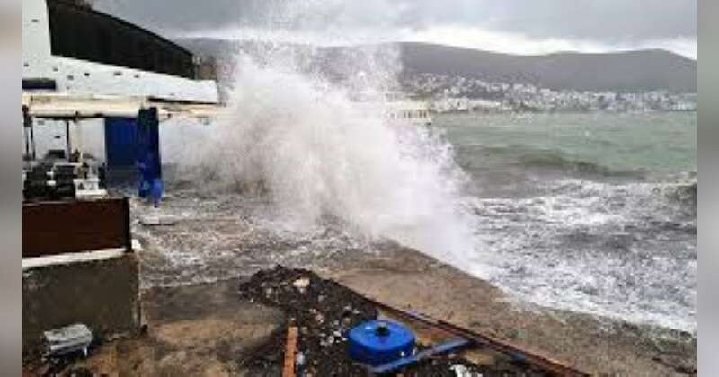 Bodrum–Kaş Arası Denizlerde Fırtına Uyarısı