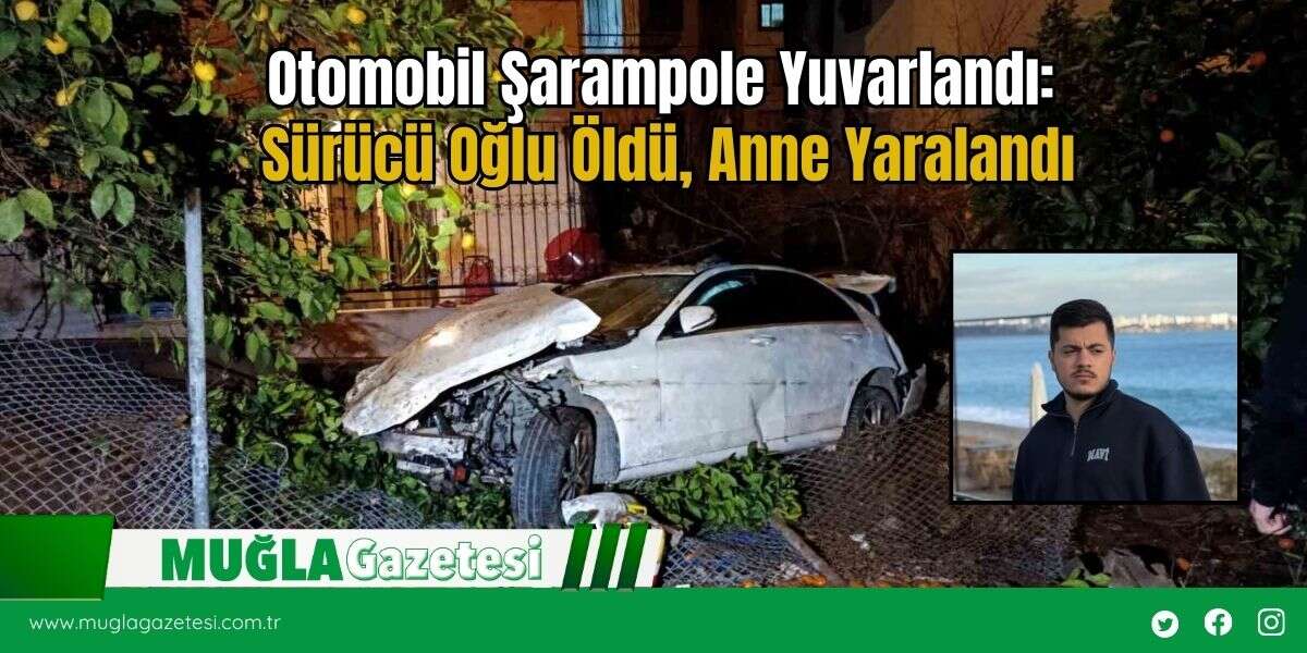 Otomobil Şarampole Yuvarlandı: Sürücü Oğlu Öldü, Anne Yaralandı