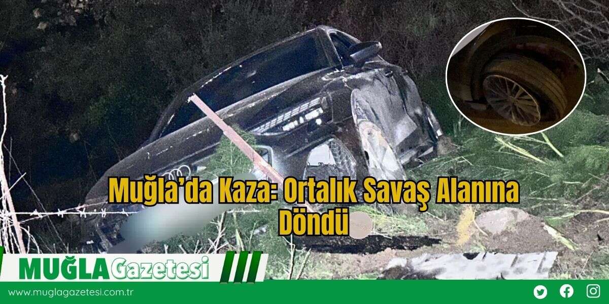 Muğla’da Kaza: Ortalık Savaş Alanına Döndü