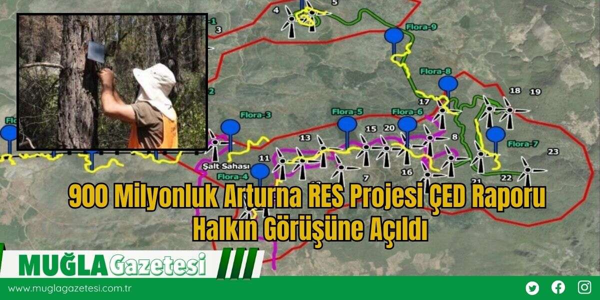 900 Milyonluk Arturna RES Projesi ÇED Raporu Halkın Görüşüne Açıldı