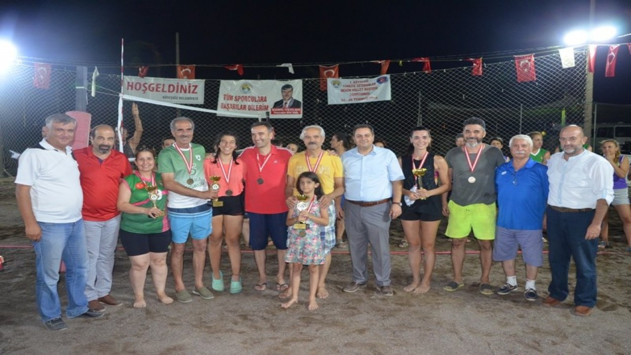 Köyceğiz'de Beach Volley Masters Şampiyonası yapıldı