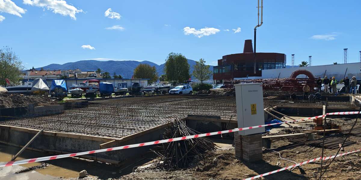 Fethiye Sahil Camii’nin Temeli Dualarla Atıldı