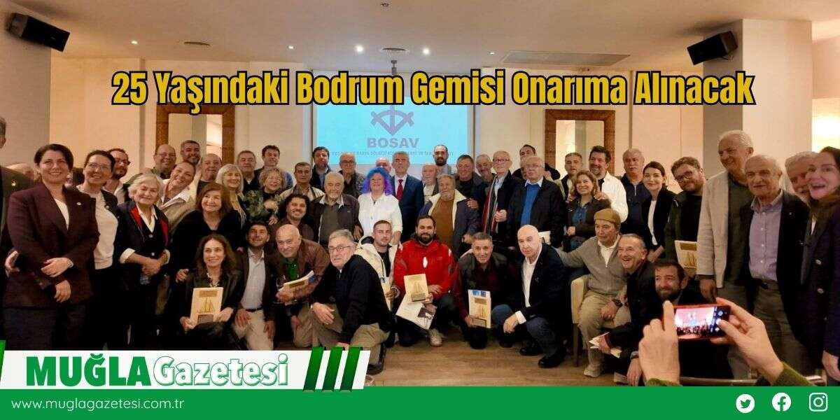 25 Yaşındaki Bodrum Gemisi Onarıma Alınacak