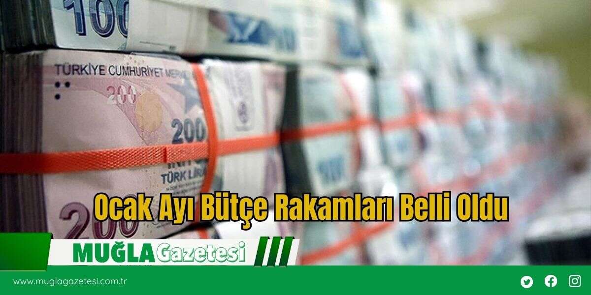 Ocak Ayı Bütçe Rakamları Belli Oldu