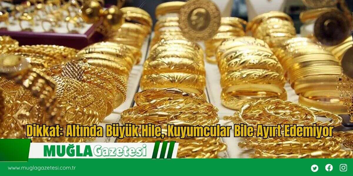 Dikkat: Altında Büyük Hile, Kuyumcular Bile Ayırt Edemiyor