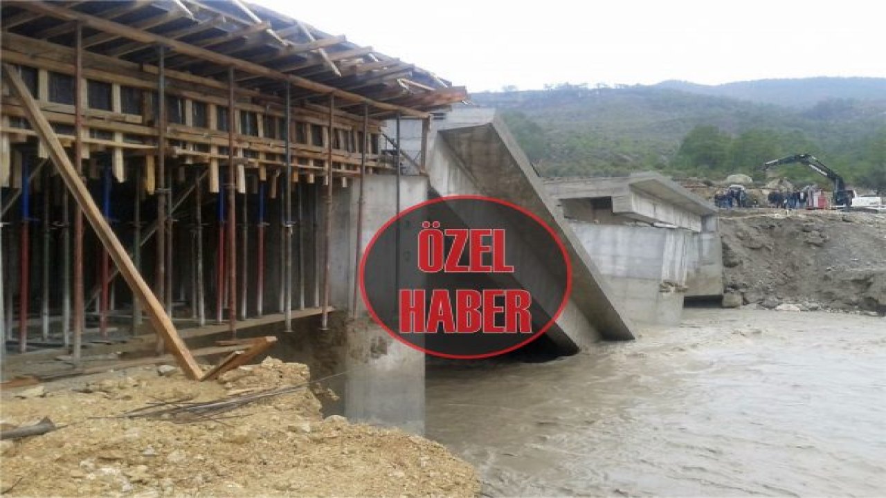 2 MİLYONA YAPILAN KÖPRÜ  3 AY AYDA YIKILDI