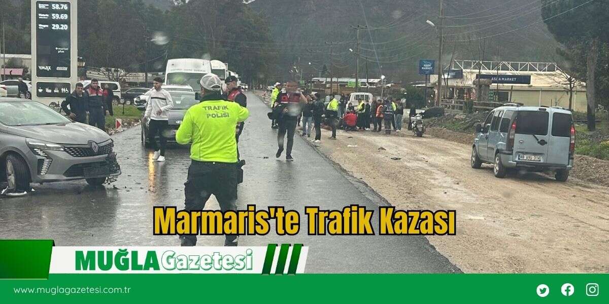 Marmaris'te Trafik Kazası