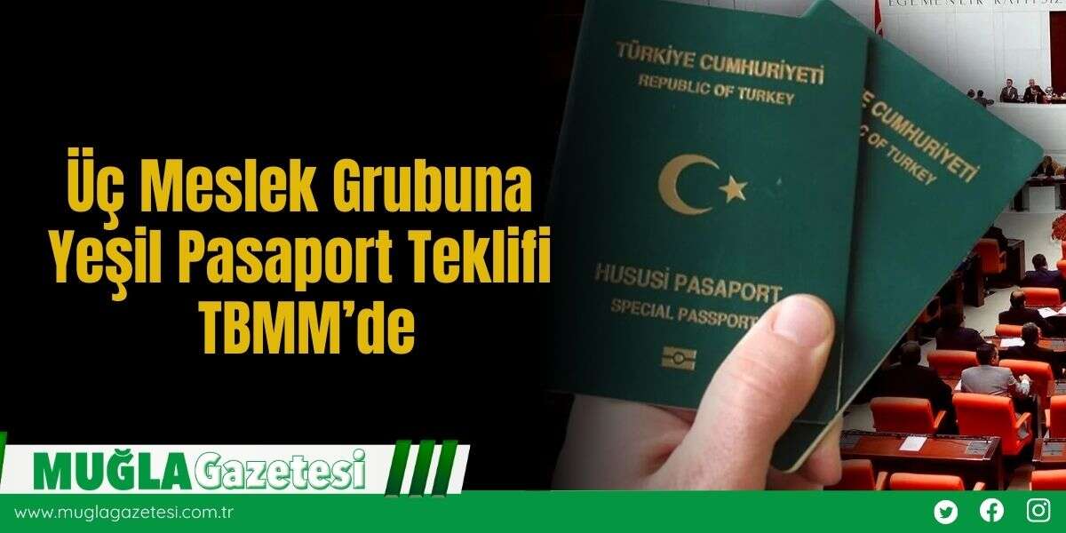 Üç Meslek Grubuna Yeşil Pasaport Teklifi TBMM’de
