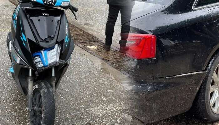 Muğla'da Otomobil ile Motosiklet Çarpıştı