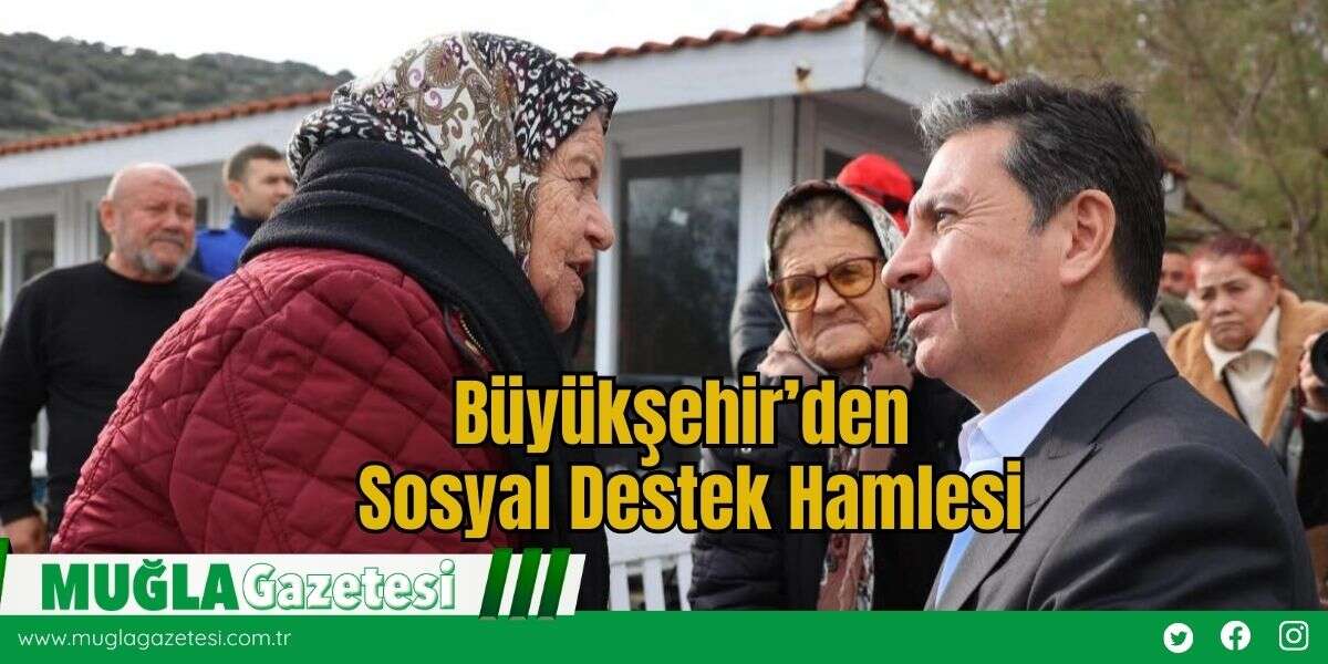 Büyükşehir’den Sosyal Destek Hamlesi