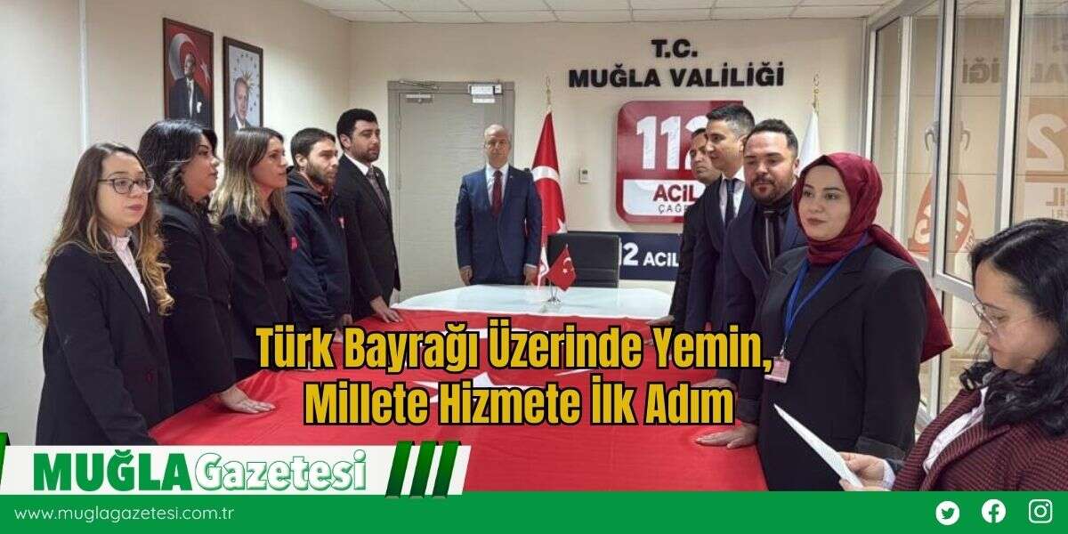 Türk Bayrağı Üzerinde Yemin, Millete Hizmete İlk Adım