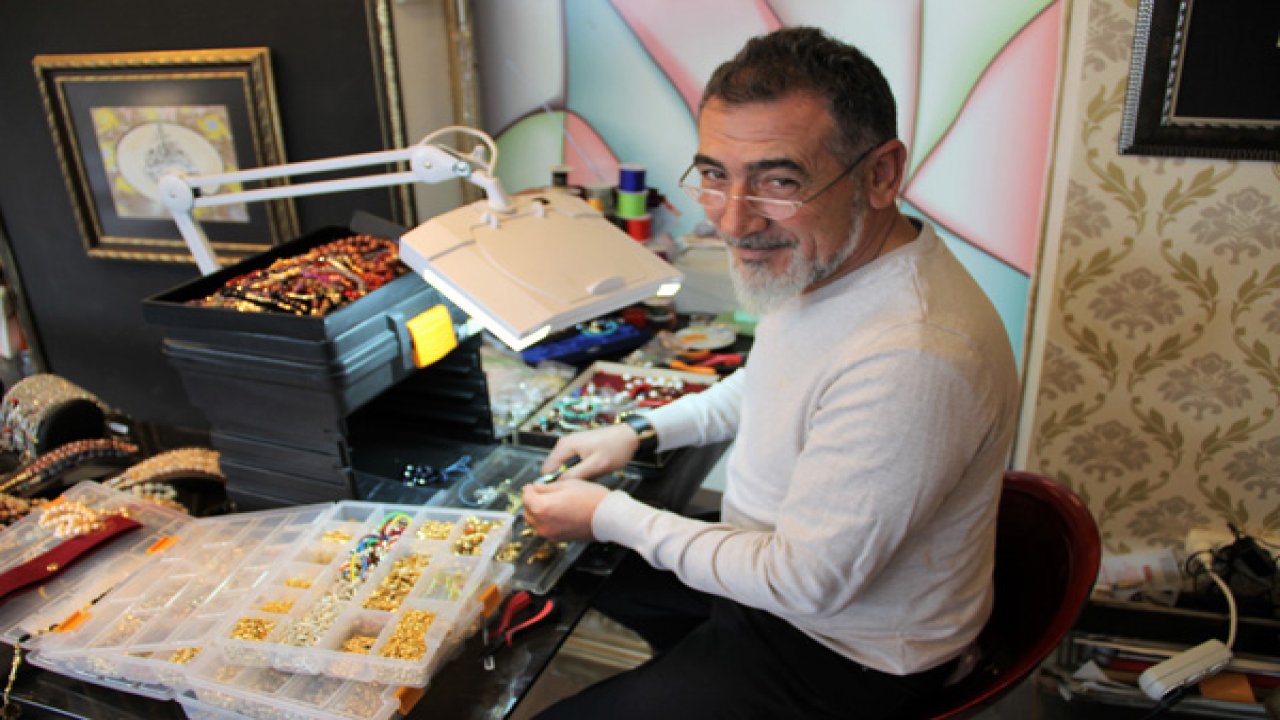 Meteor taşından 30 bin dolarlık tespih yaptı