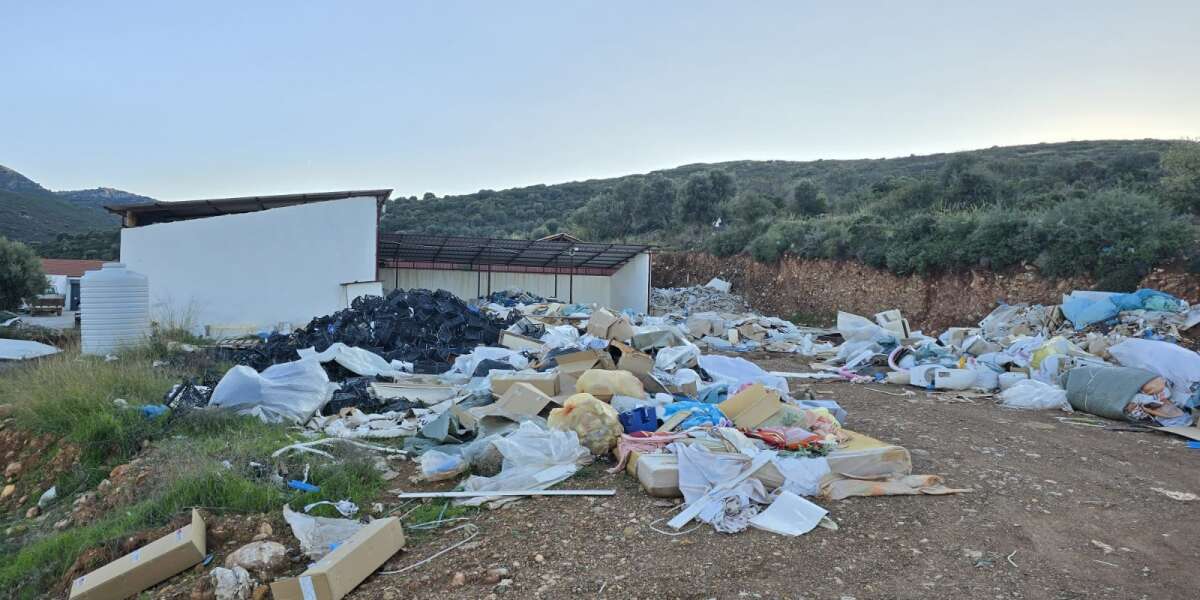 Muğla'nın Gözde Turizm Merkezi Datça’da Çöp İsyanı