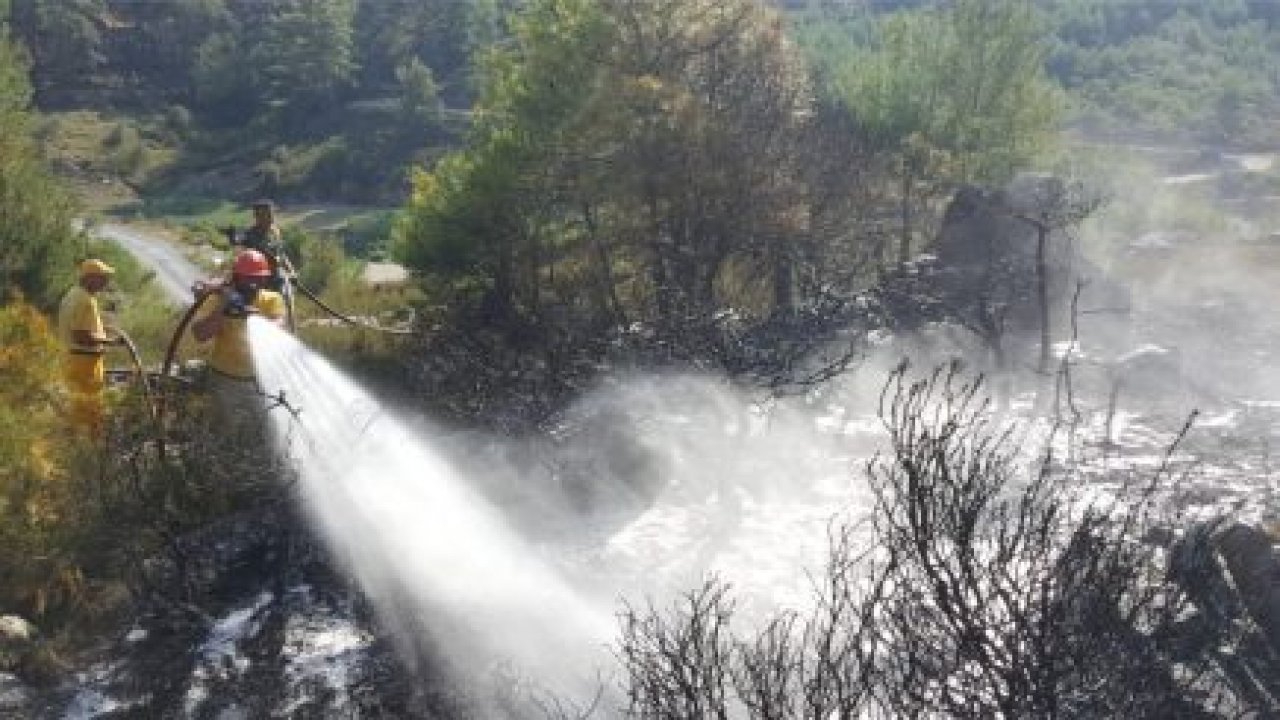 Yangın söndürüldü