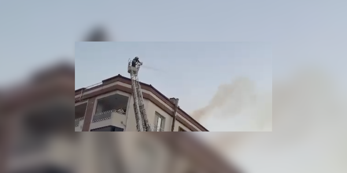 Muğla'da Apartmanda Yangın Paniği