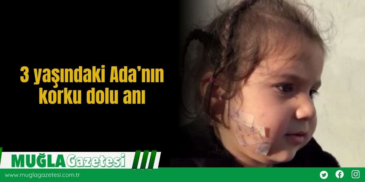 3 yaşındaki Ada’nın korku dolu anı