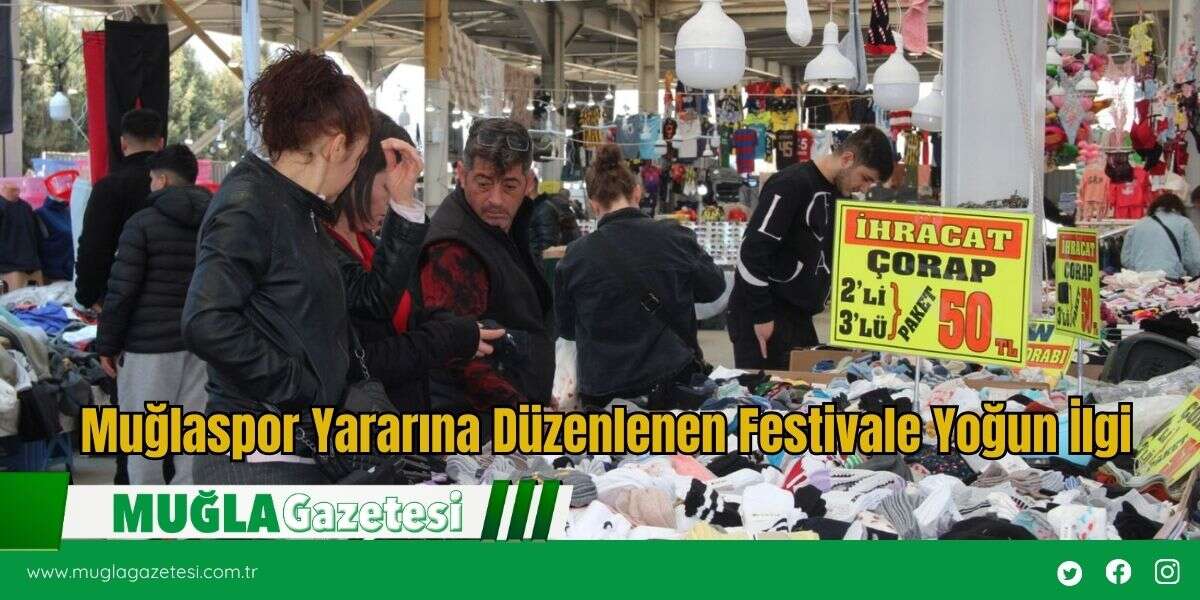 Muğlaspor Yararına Düzenlenen Festivale Yoğun İlgi