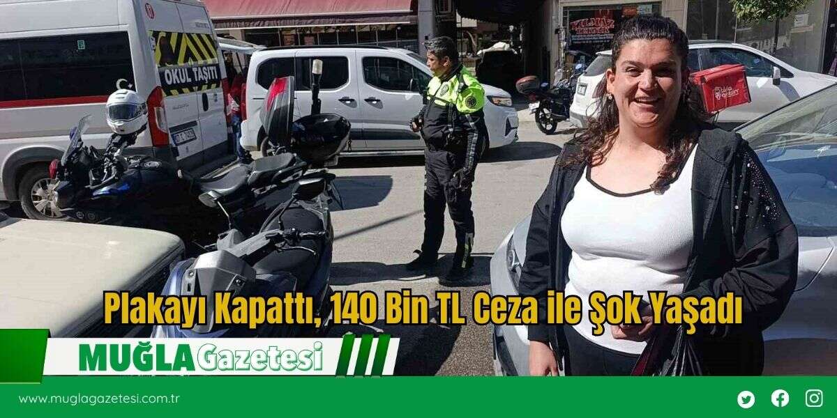 Plakayı Kapattı, 140 Bin TL Ceza ile Ş*k Yaşadı