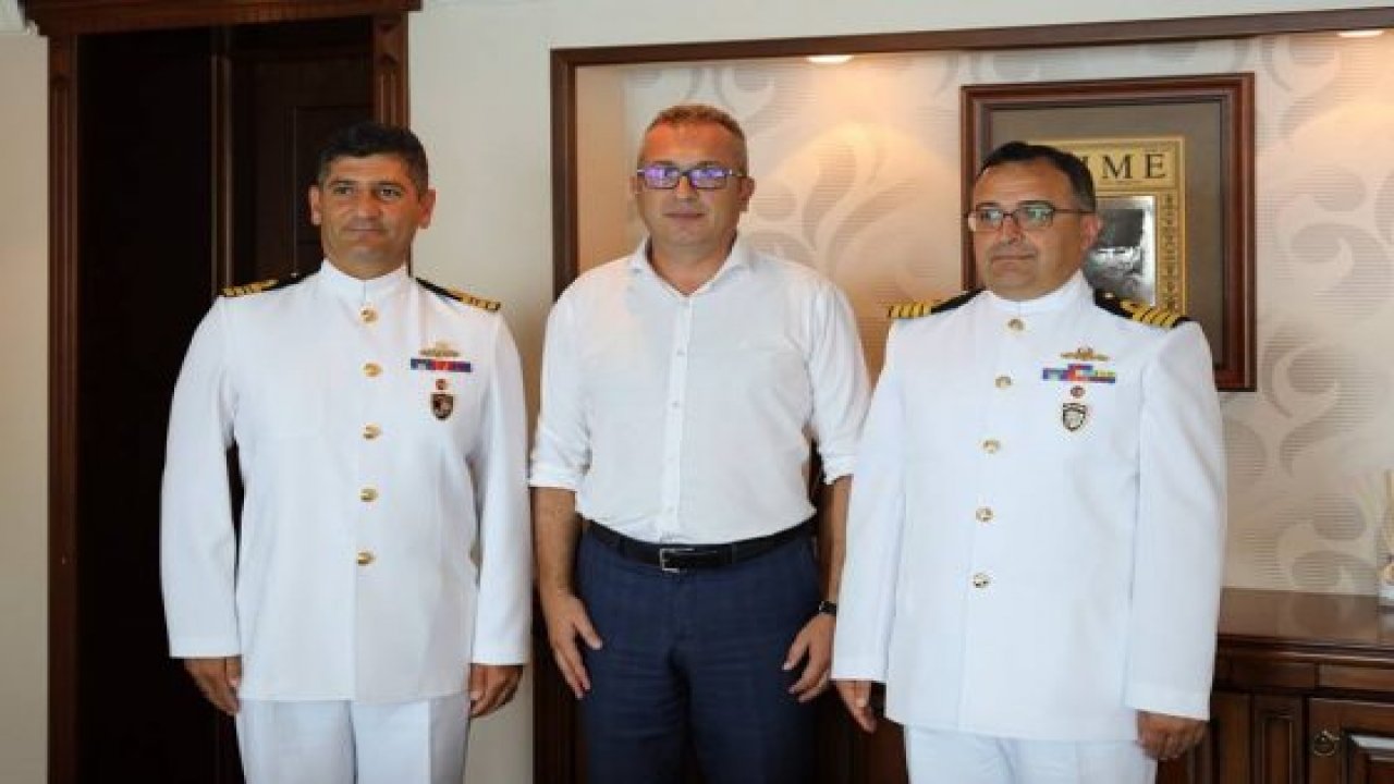 TCG Sancaktar'dan Belediye'ye Ziyaret