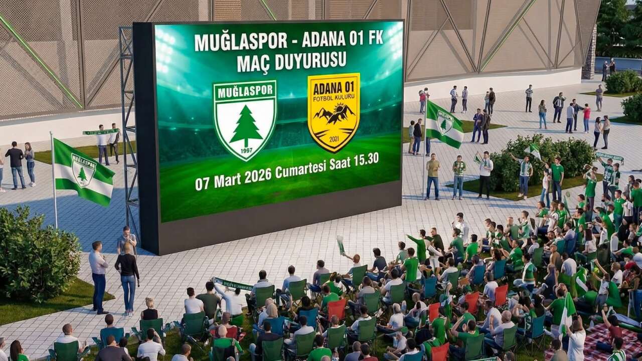 Muğlaspor’dan Seyircisiz Maç İçin Dev Ekran Kurulacak