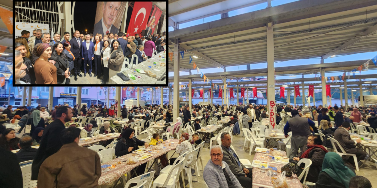 AK Parti Fethiye İlçe Başkanlığının İftarına Yoğun Katılım