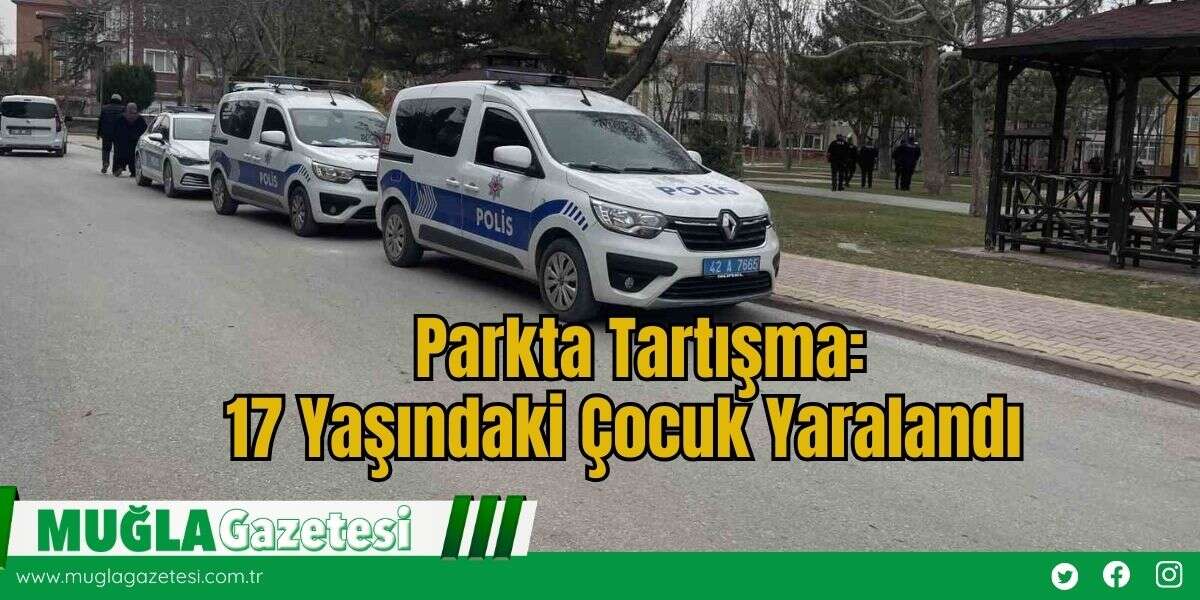 Parkta Tartışma:17 Yaşındaki Çocuk Yaralandı