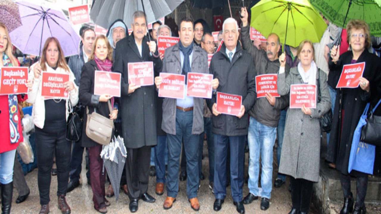 Muğla CHP'liler Başkanlığa Karşı Ayağa Kalktı