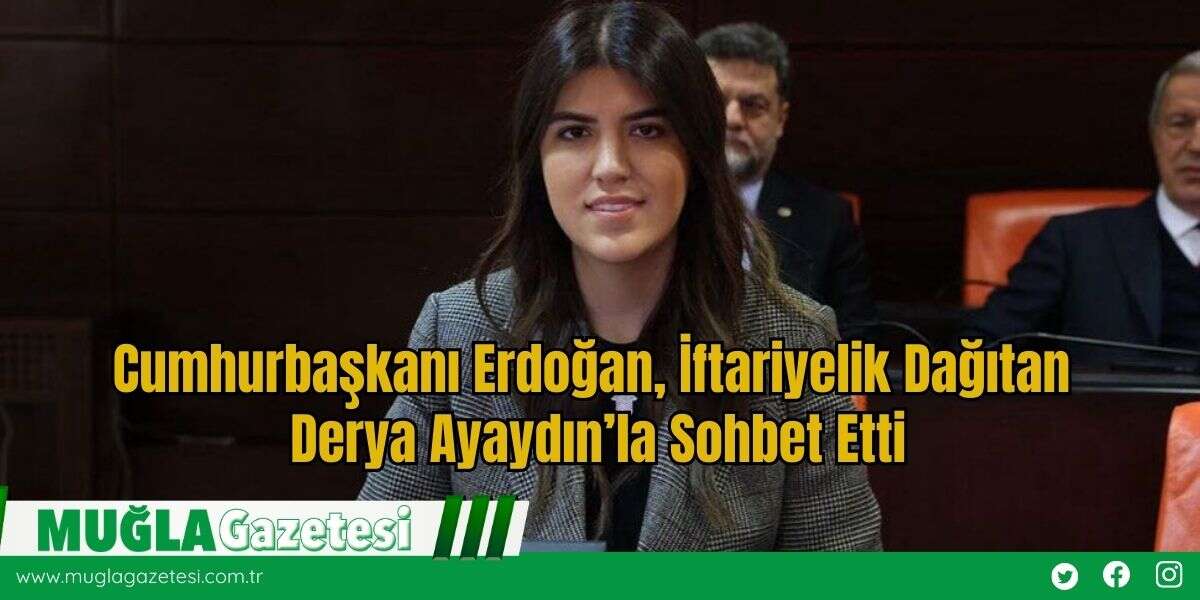 Cumhurbaşkanı Erdoğan, İftariyelik Dağıtan Derya Ayaydın’la Sohbet Etti