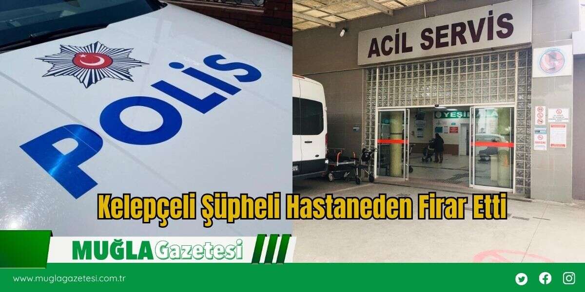 Kelepçeli Şüpheli Hastaneden Firar Etti