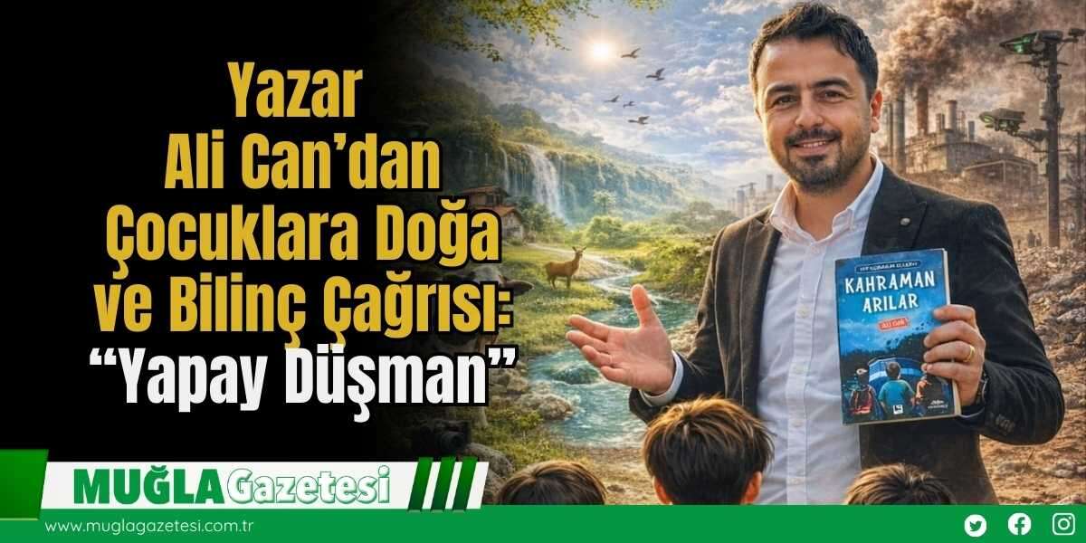 Yazar Ali Can’dan Çocuklara Doğa ve Bilinç Çağrısı: “Yapay Düşman”