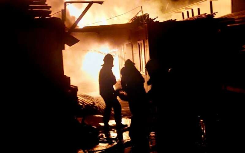 Bodrum’da Konteynerler Alev Aldı