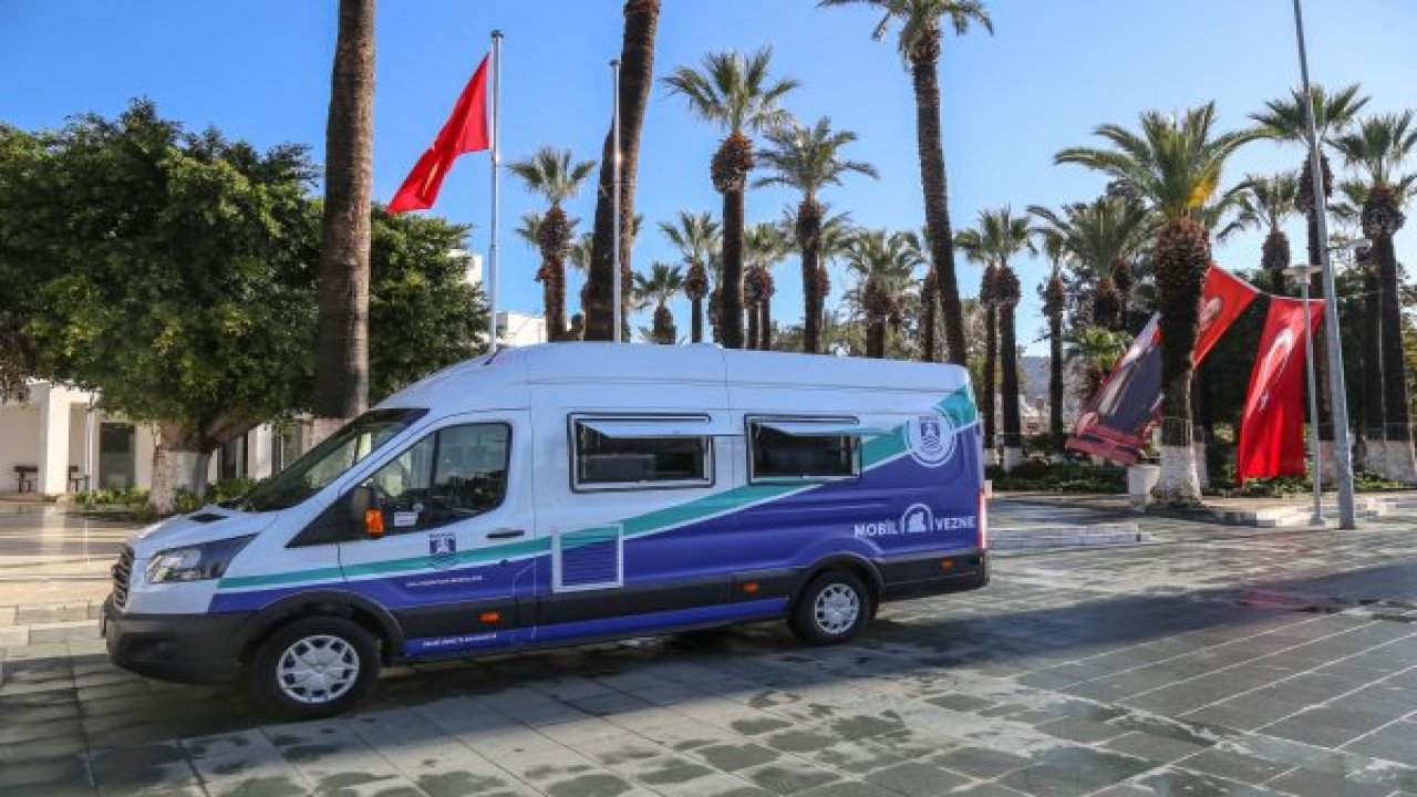 Bodrum’da mobil vezne hizmete hazır