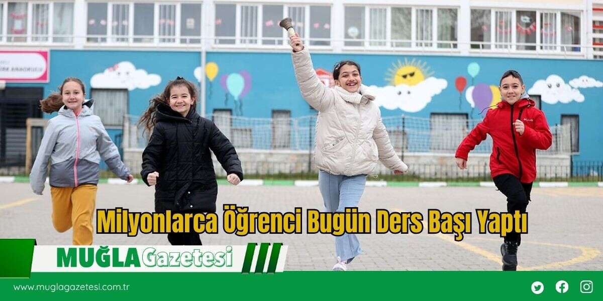 Milyonlarca Öğrenci Bugün Ders Başı Yaptı