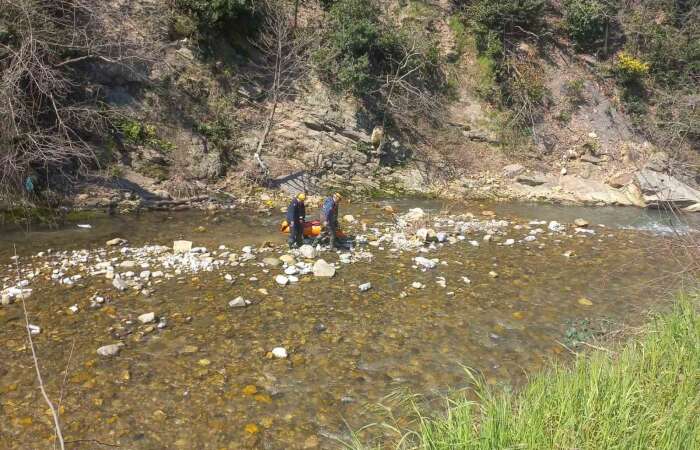 150 Metreden Dere Yatağına Yuvarlandı, Ölümden Döndü