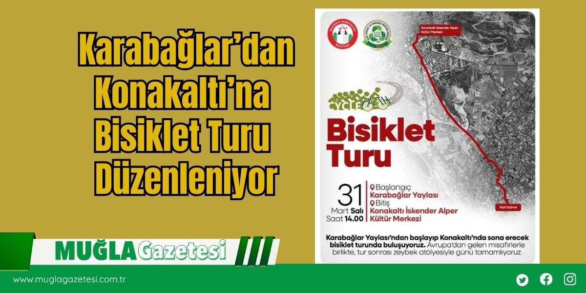 Karabağlar’dan Konakaltı’na Bisiklet Turu Düzenleniyor