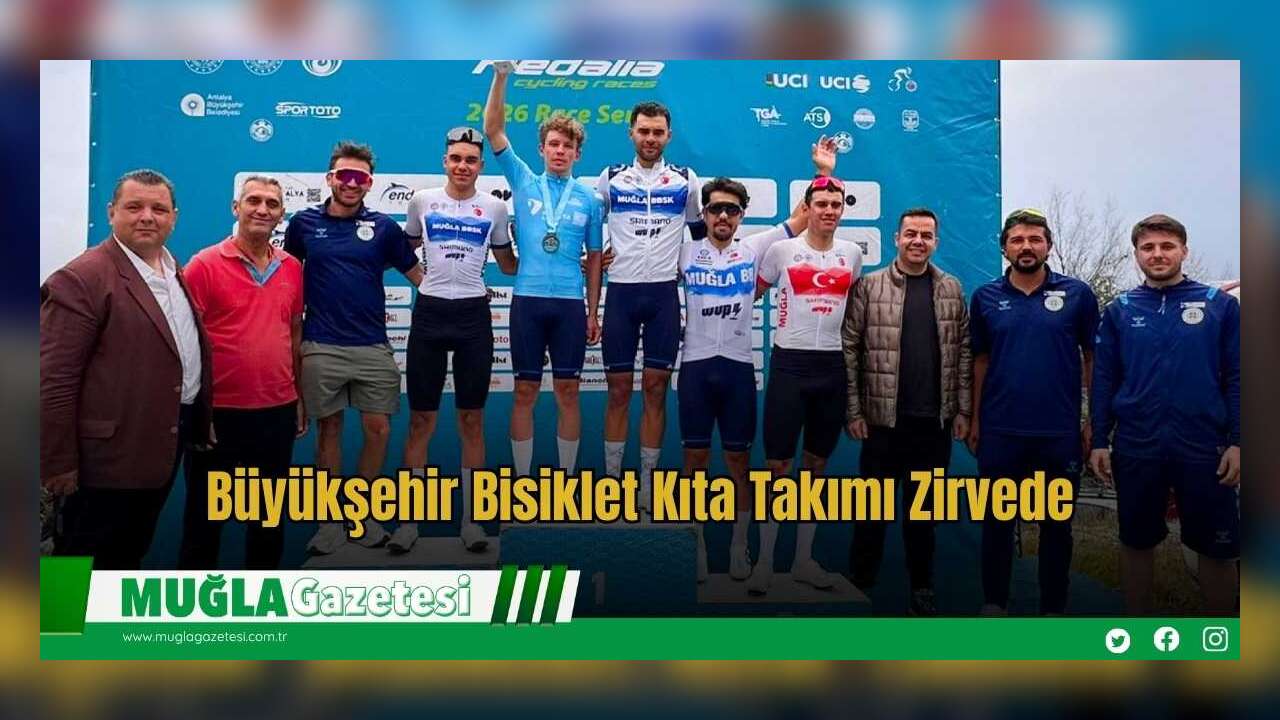 Büyükşehir Bisiklet Kıta Takımı Zirvede