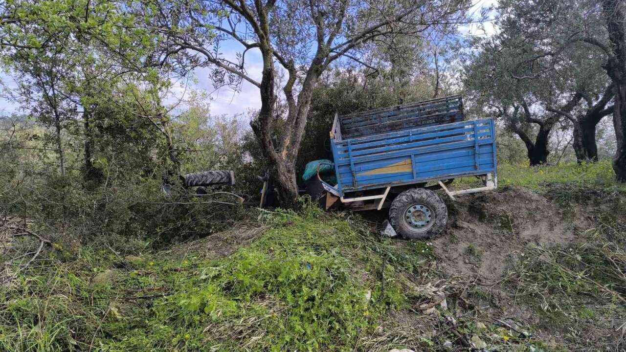 Zeytinliğe Uçan Patpatın Sürücüsü Hayatını Kaybetti