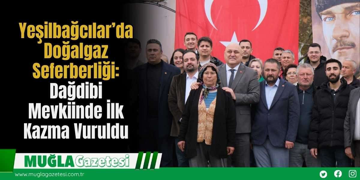 Yeşilbağcılar’da Doğalgaz Seferberliği: Dağdibi Mevkiinde İlk Kazma Vuruldu