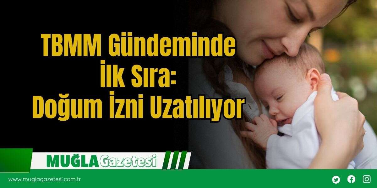 TBMM Gündeminde İlk Sıra: Doğum İzni Uzatılıyor