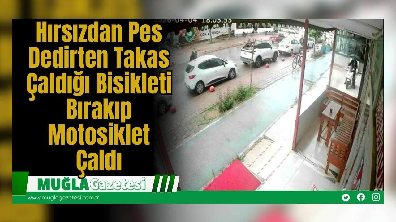 Hırsızdan Pes Dedirten Takas: Çaldığı Bisikleti Bırakıp Motosiklet Çaldı