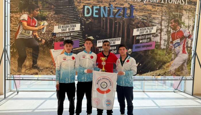 Muğla Ekibi Oryantiring Türkiye Şampiyonası’nda Derecelerle Döndü