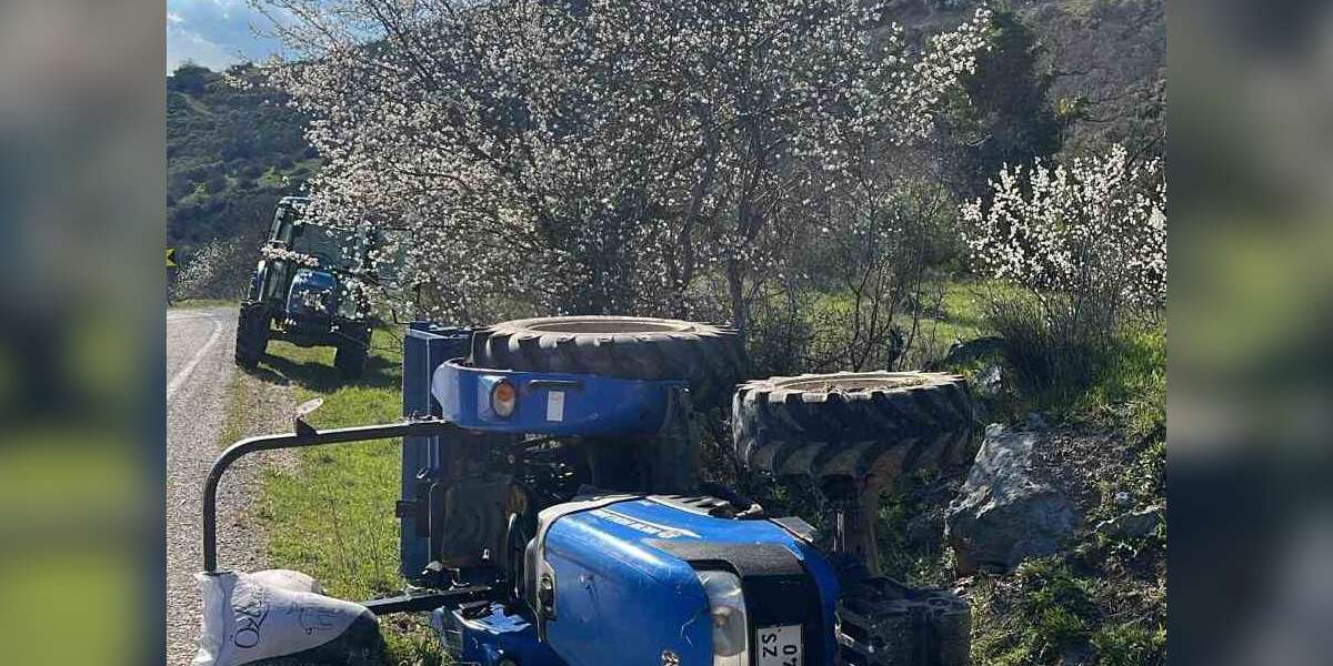 Traktörün Devrildiği Kazada Bir Kişi Hayatını Kaybetti
