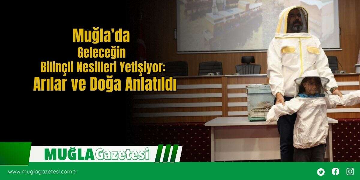 Muğla’da Geleceğin Bilinçli Nesilleri Yetişiyor: Arılar ve Doğa Anlatıldı