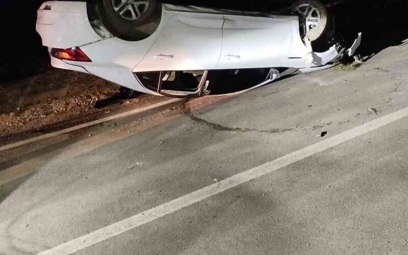 Direksiyon Hakimiyetini Kaybetti Otomobil Takla Attı: 6 Yaralı