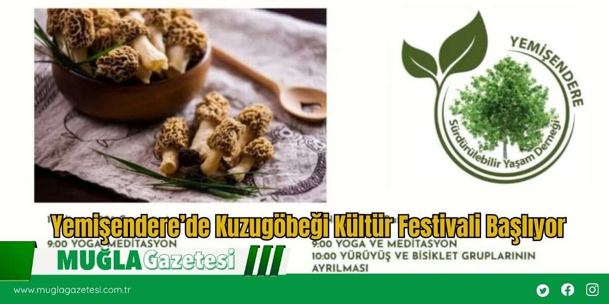 Yemişendere’de Kuzugöbeği Kültür Festivali Başlıyor