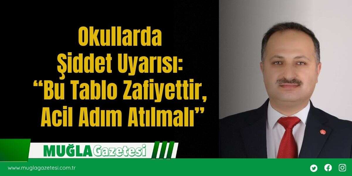 Okullarda Şiddet Uyarısı: “Bu Tablo Zafiyettir, Acil Adım Atılmalı”