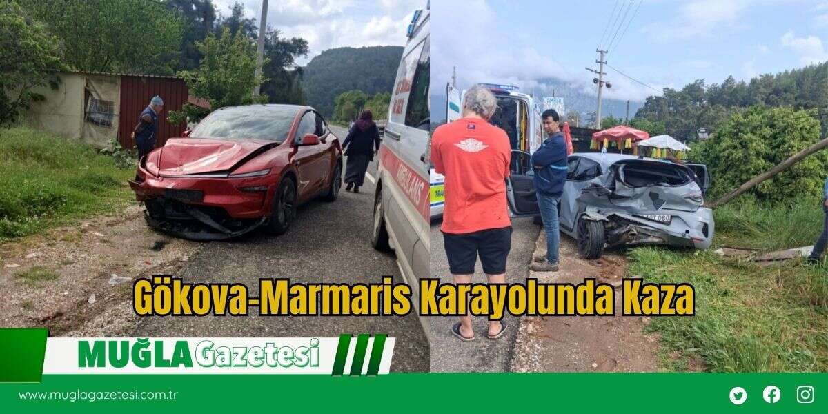 Gökova-Marmaris Karayolunda Kaza
