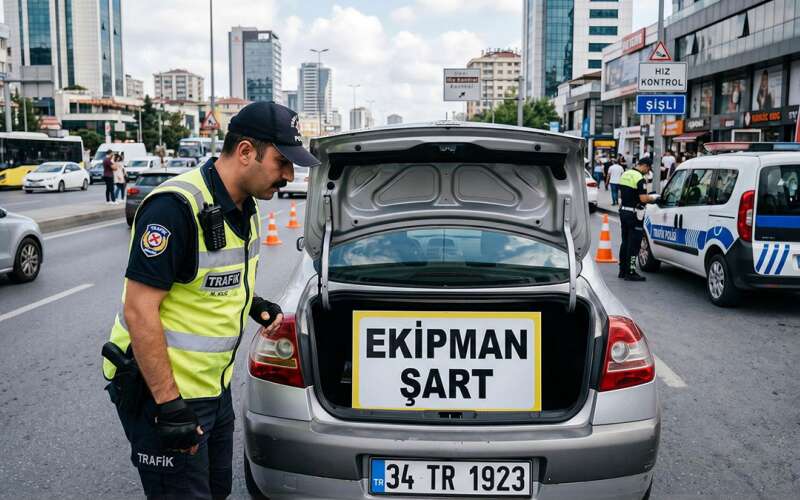 Trafikte Yeni Denetim Dalgası: Araçlarda Eksik Ekipmana Ağır Ceza