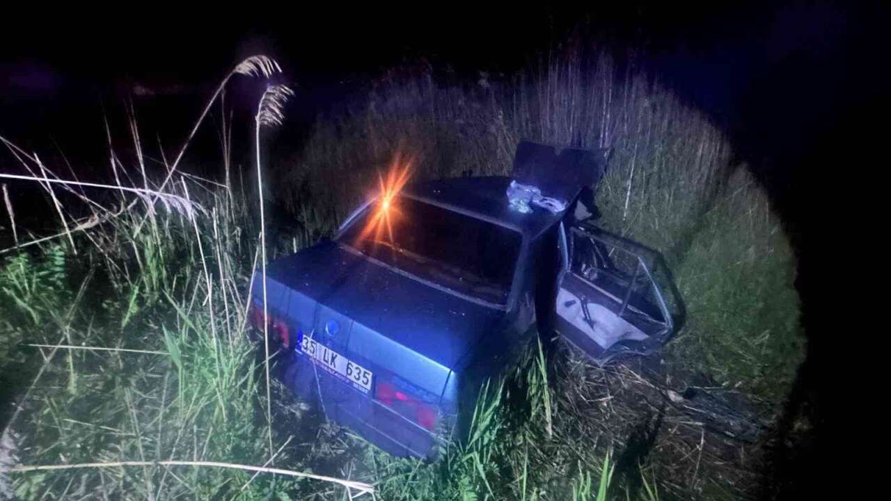 Kontrolden Çıkan Otomobil Kanala Uçtu: 2 Ölü, 5 Yaralı