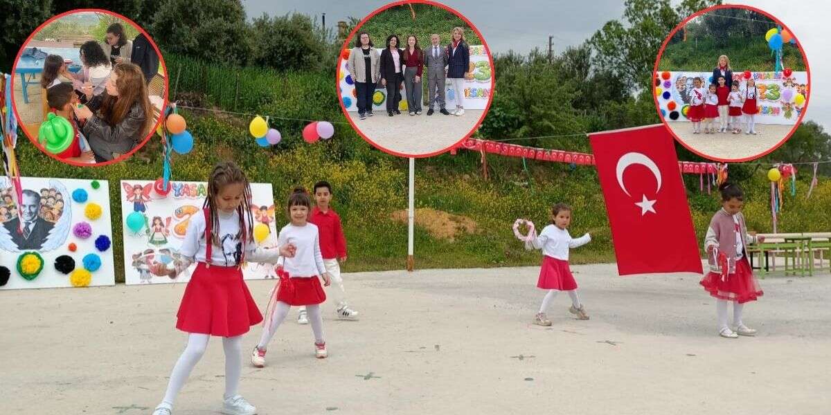 Köy Okulunda 23 Nisan Coşkusu